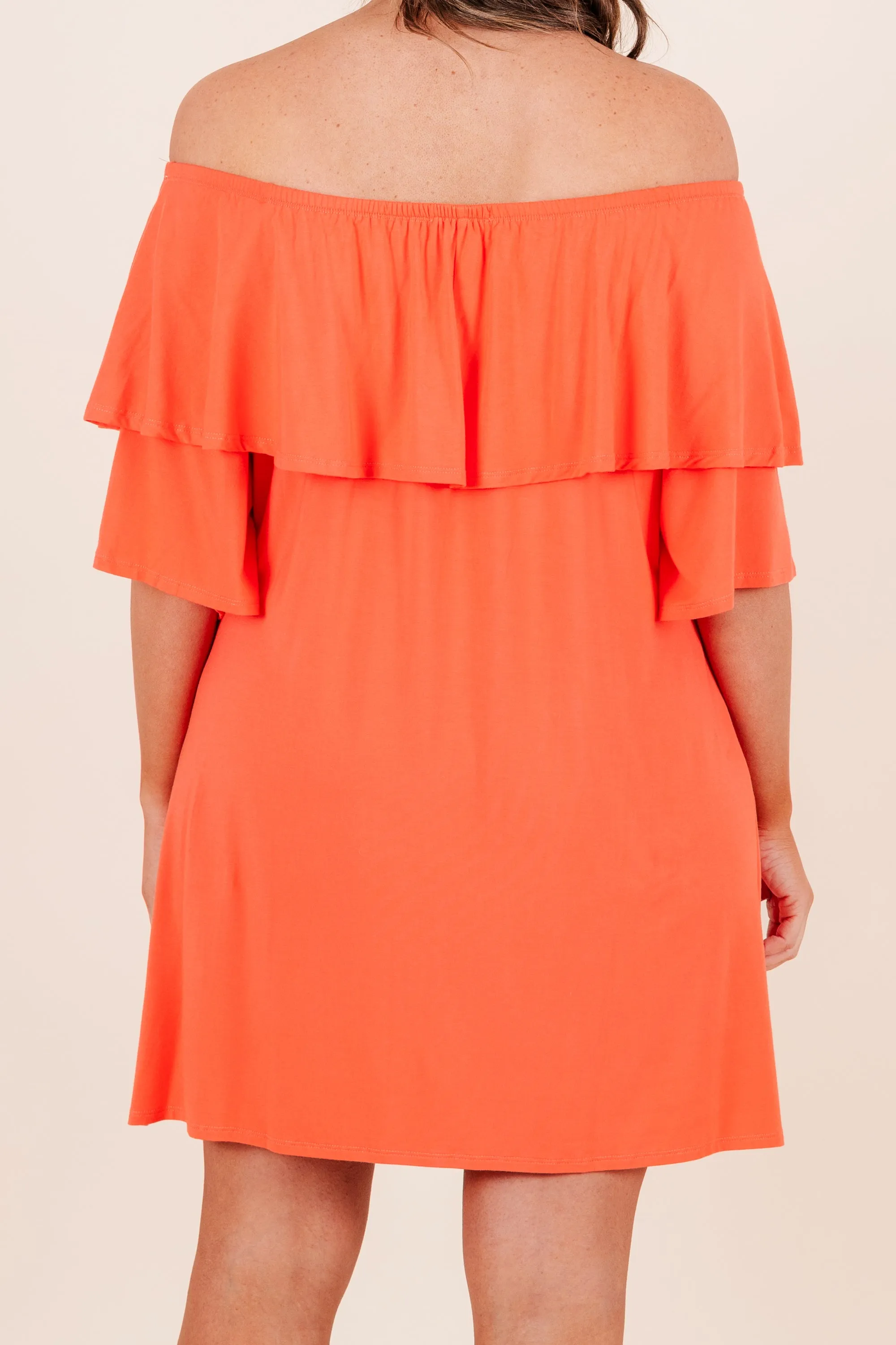 Hot Orange Dance Dress