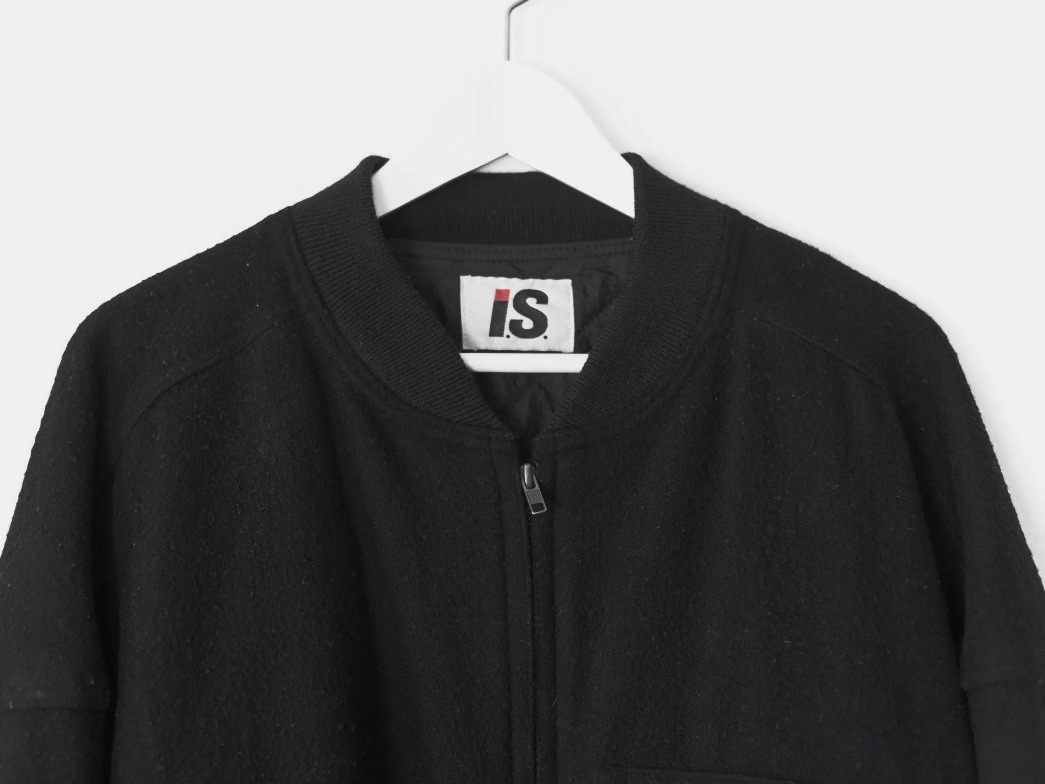 Issey Miyake MA-1 Bomber Jacket Wool Sport Design