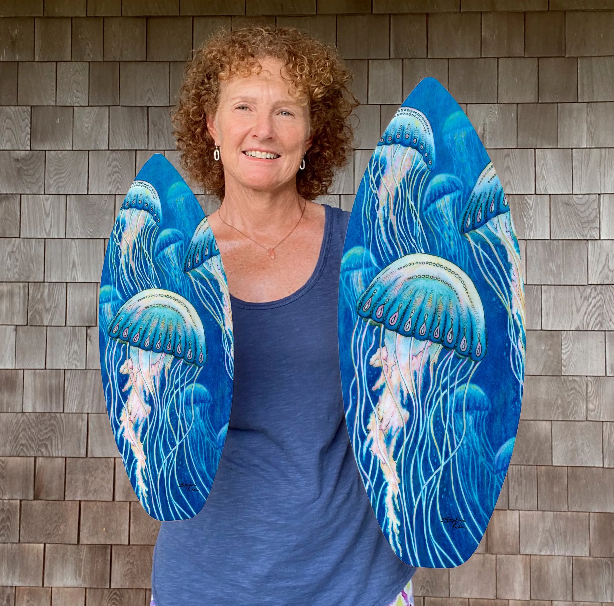 Jellyfish Surfboard Decor