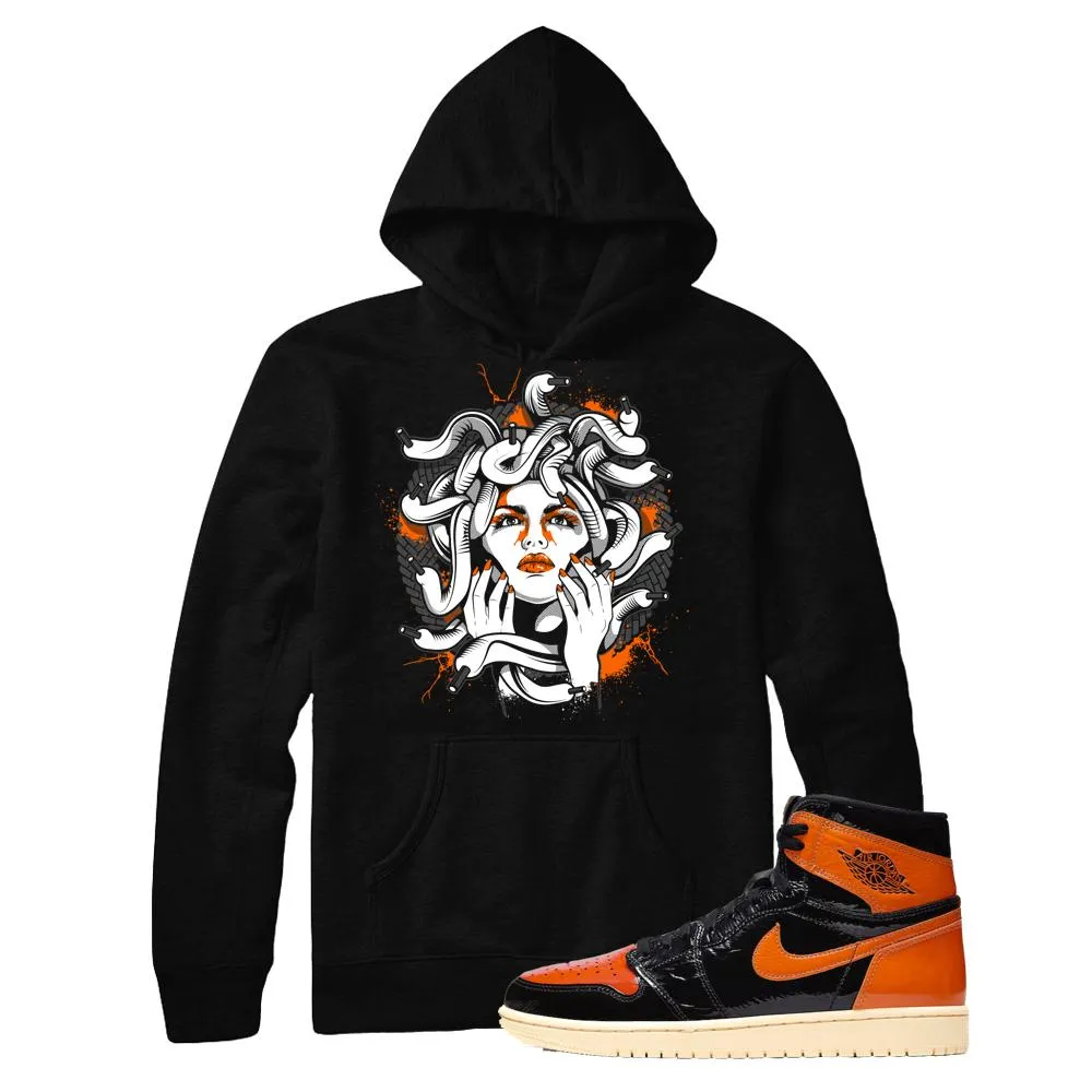 Shattered Backboard Medusa Hoodie inspired by Jordan 1