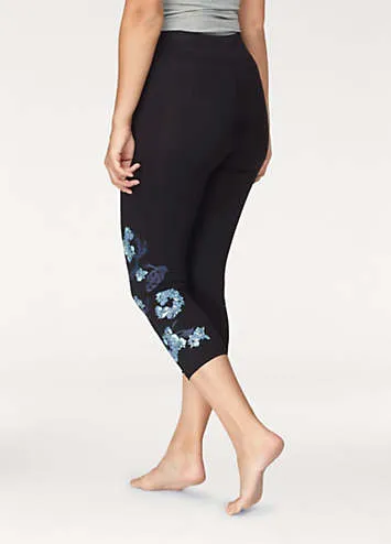 Grattan KangaROOS Cropped Floral Print Leggings