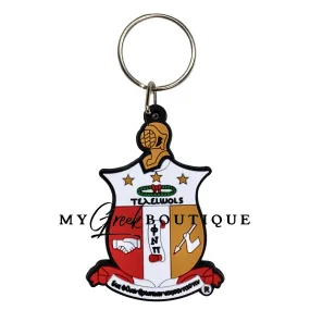 Kappa Alpha Psi Fraternity Coat of Arms Keychain