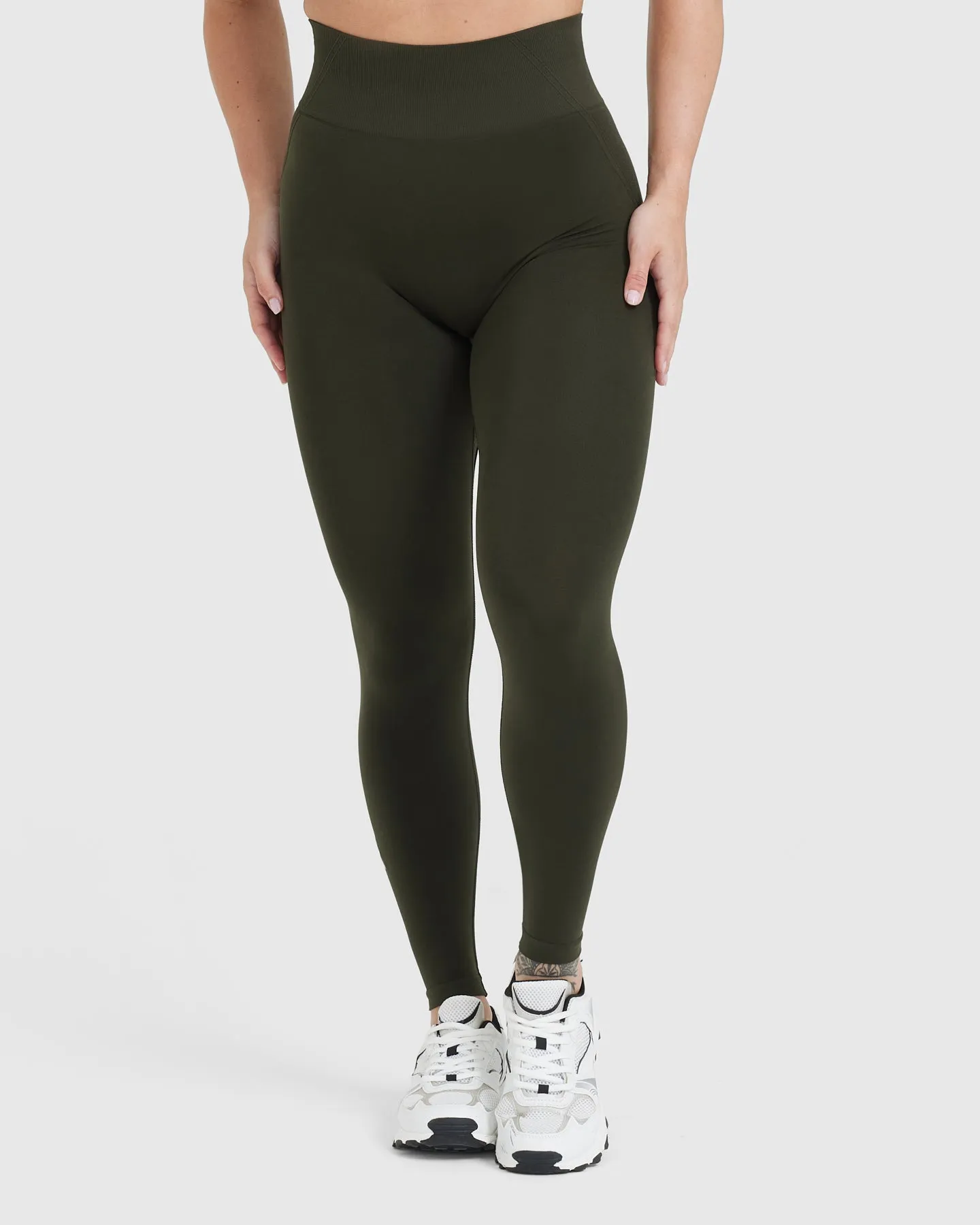 Khaki Seamless Leggings