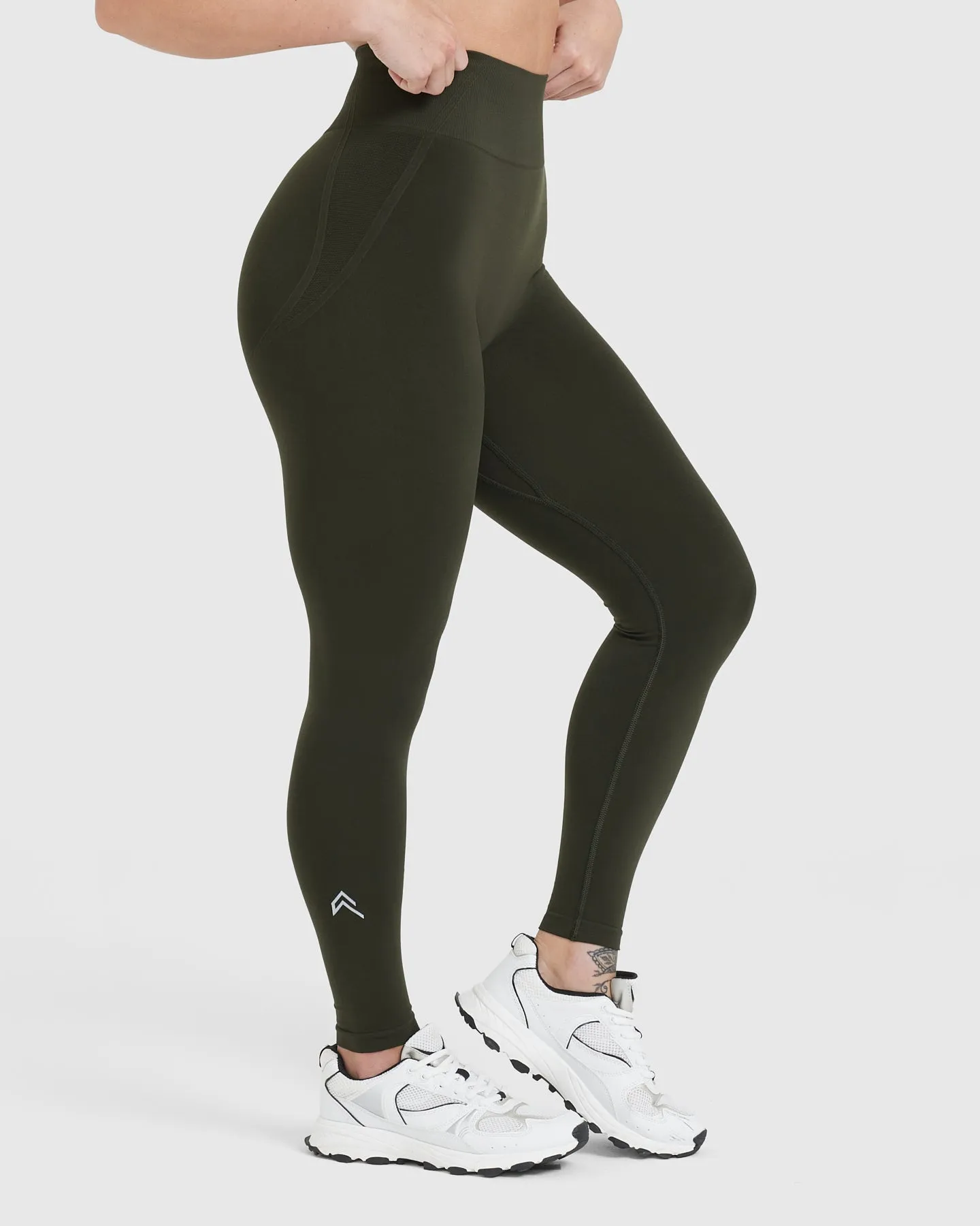 Khaki Seamless Leggings