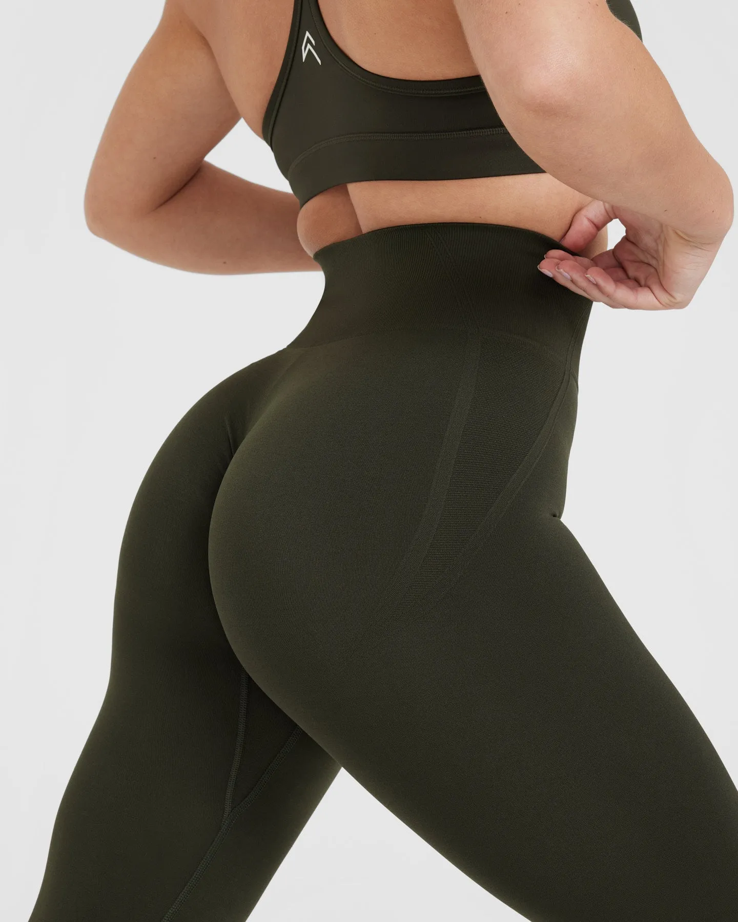 Khaki Seamless Leggings