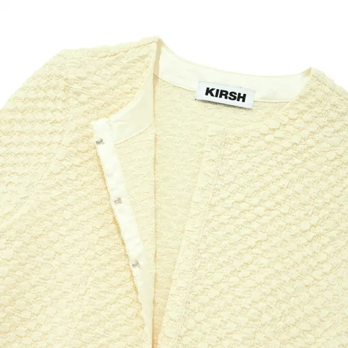 KIRSH Unisex Cardigans with Long Sleeves and Urban Style Logo