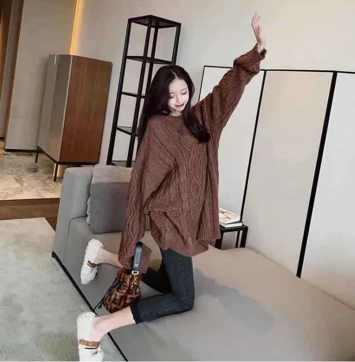 Korean Chic Loose Sweaters for Women