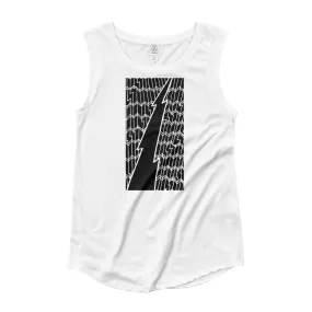 Lightning Strikes Ladies' Cap Sleeve T-Shirt