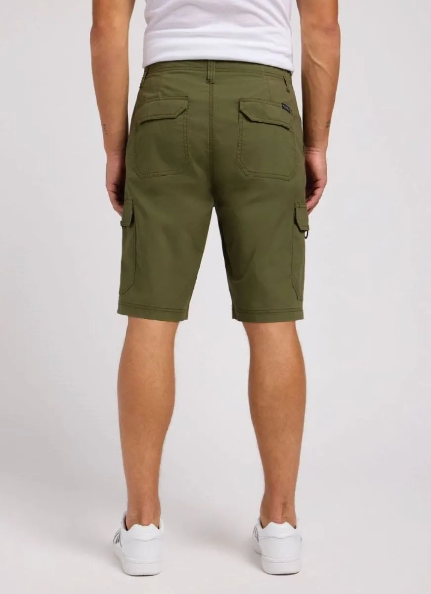 Olive Night Lee Extreme Motion Cargo Shorts