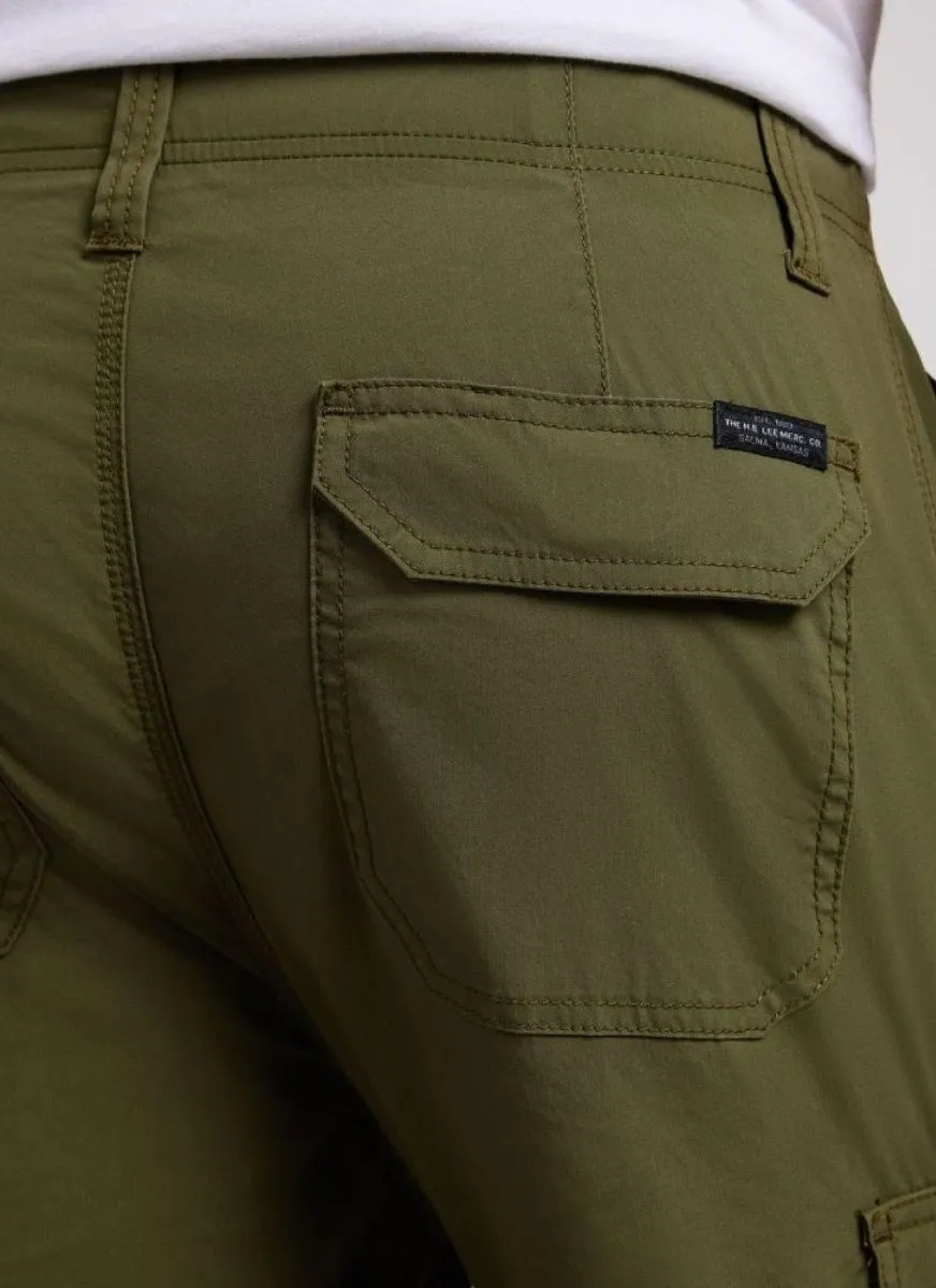 Olive Night Lee Extreme Motion Cargo Shorts