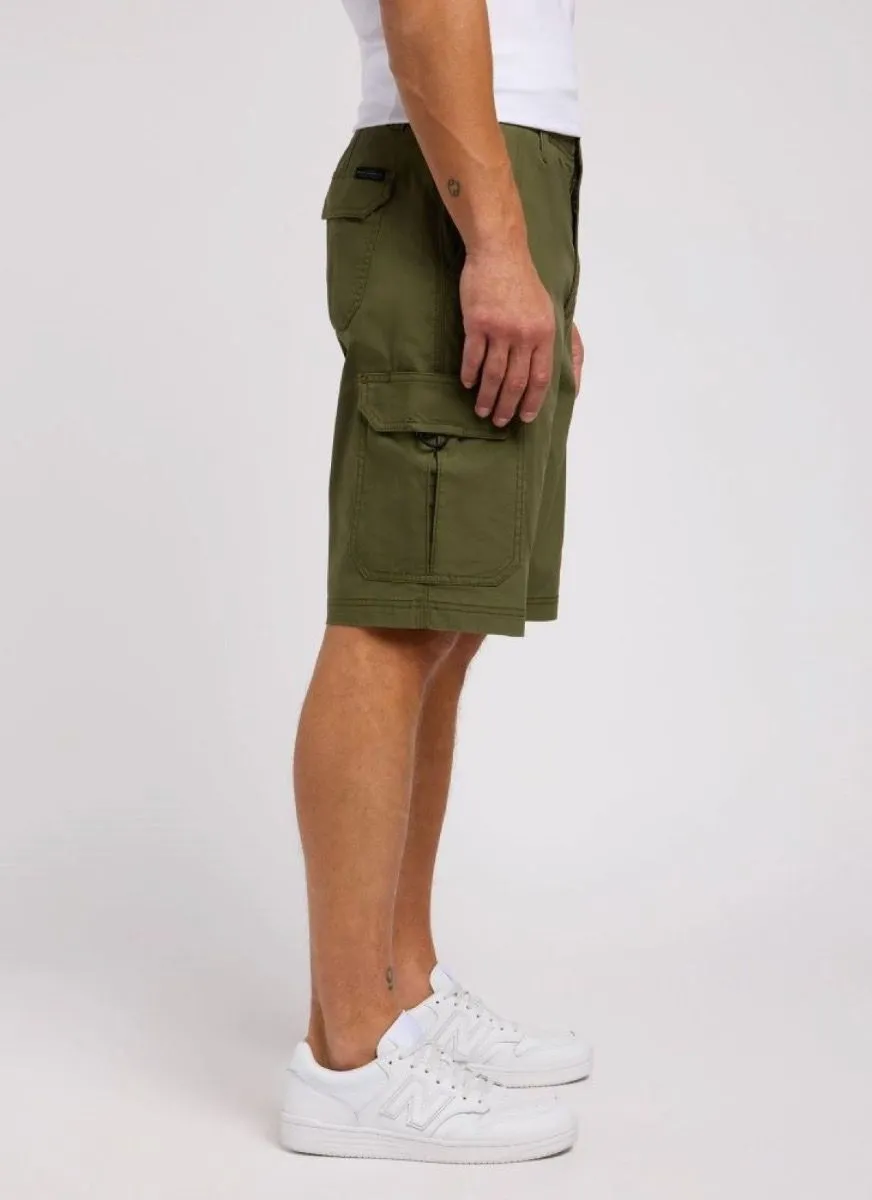 Olive Night Lee Extreme Motion Cargo Shorts