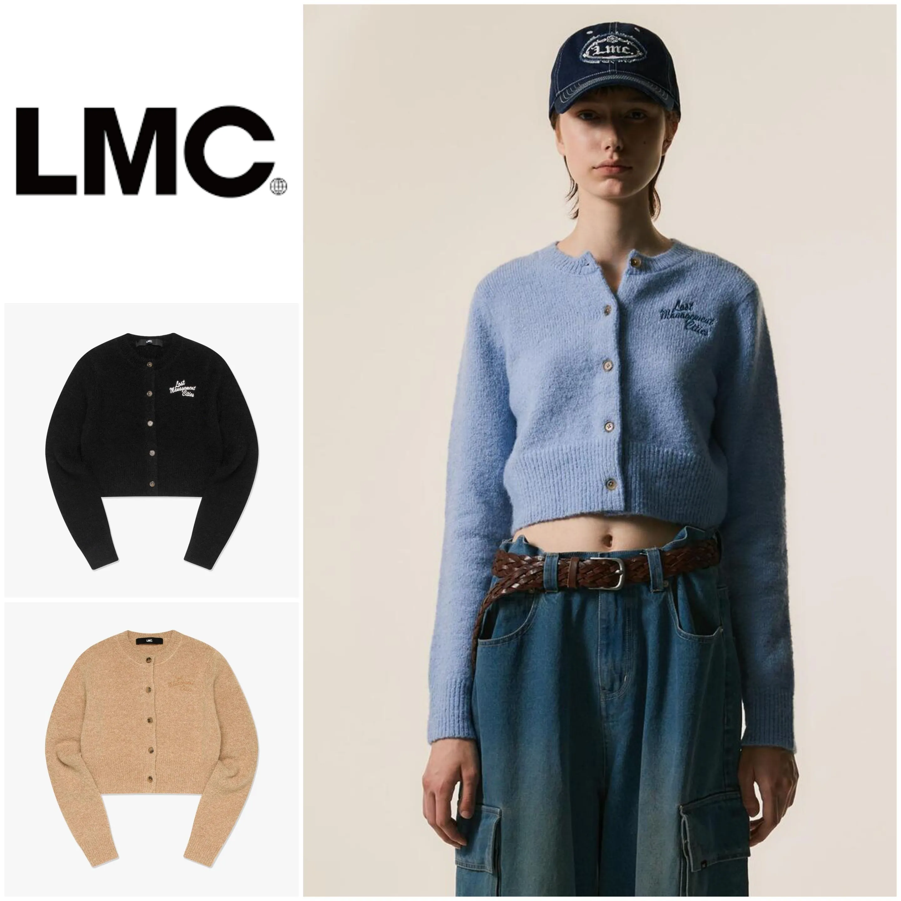 LMC Street Style Long Sleeves Unisex Logo Cardigans