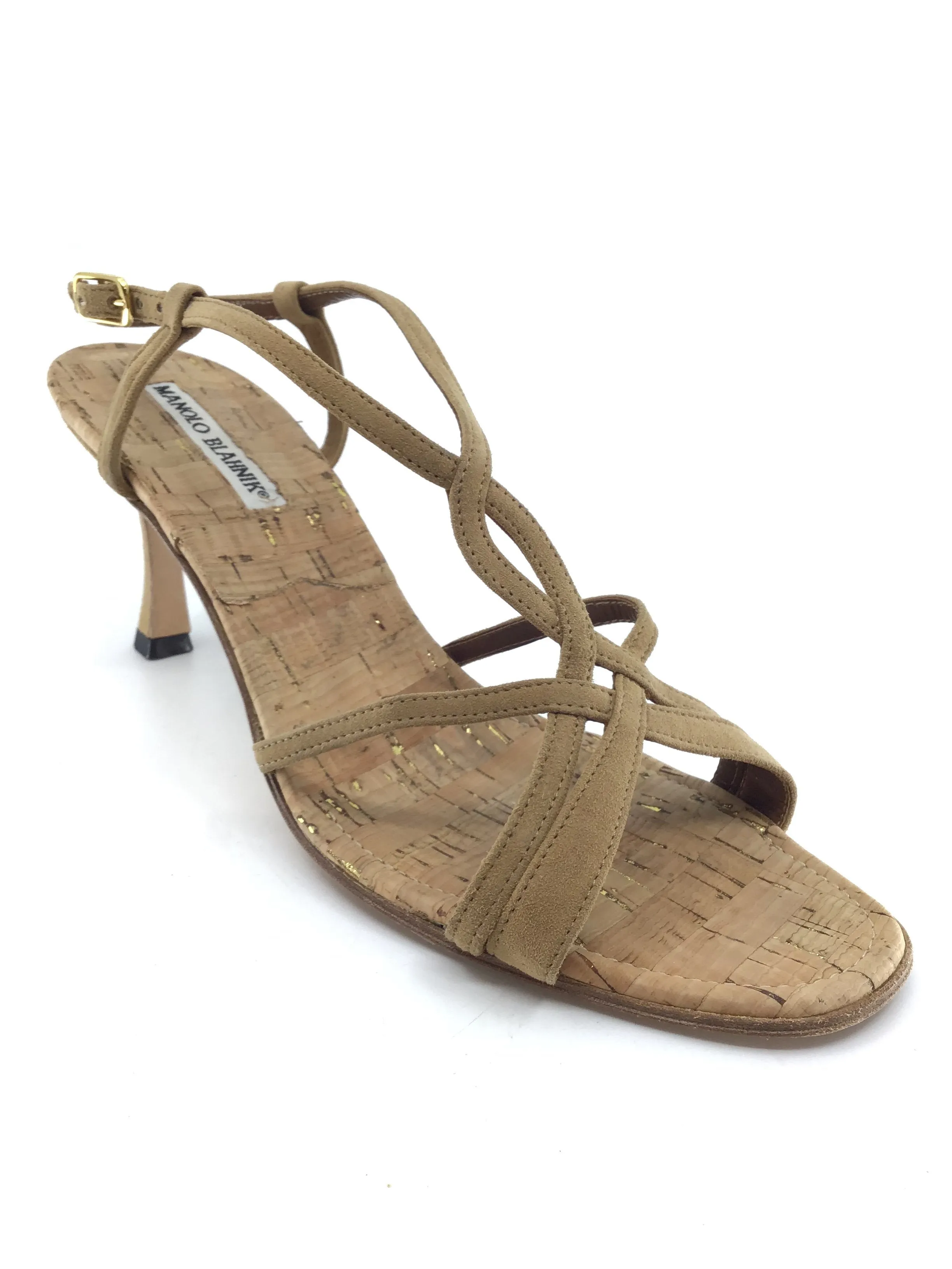 Manolo Blahnik Cork Sandals - Stylish Women's Shoes for Summer