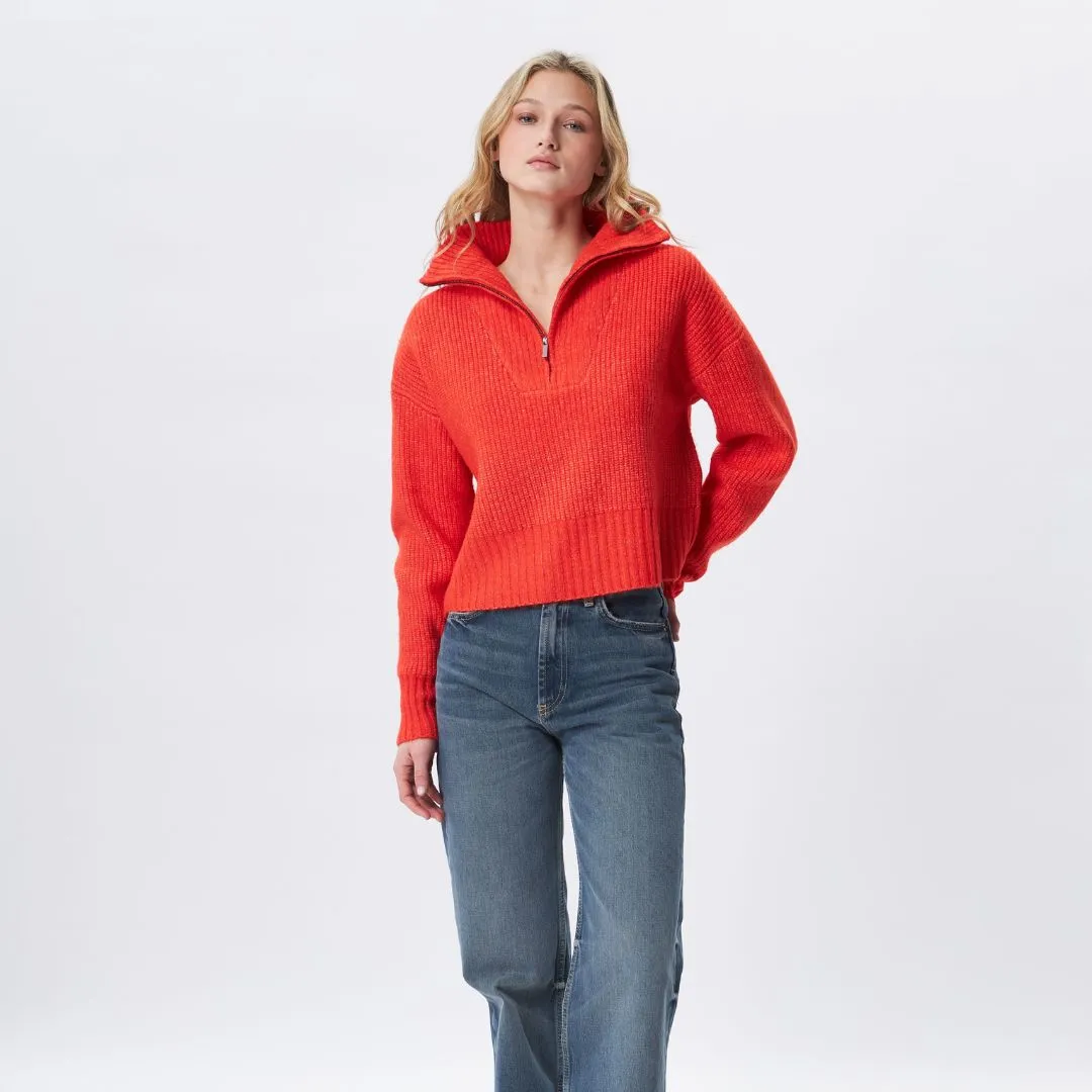 Maraschino Red Atlas Sweater