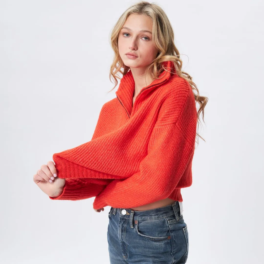 Maraschino Red Atlas Sweater