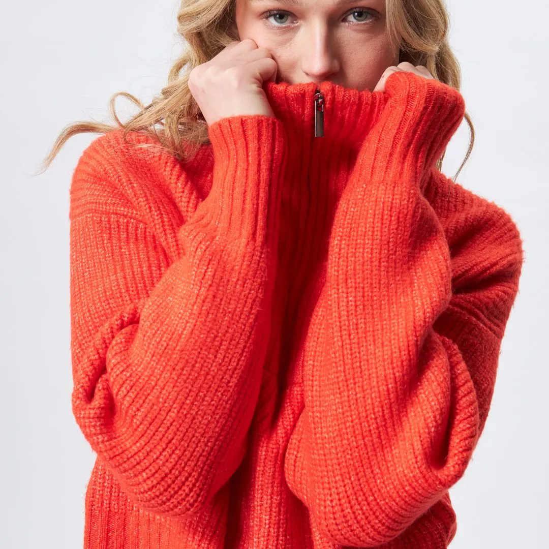 Maraschino Red Atlas Sweater