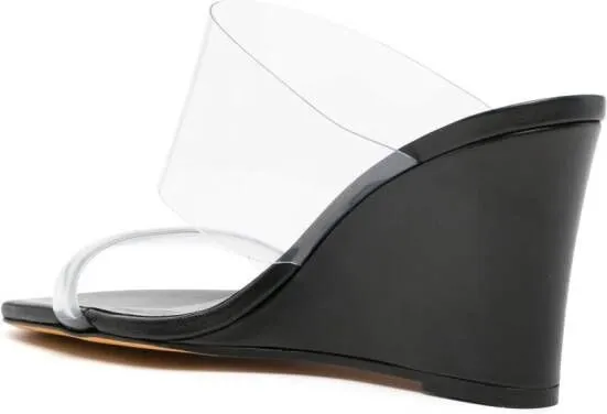 Olympia 95mm wedge sandals by Maryam Nassir Zadeh in Black