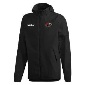 Mc Keever Arklow RFC Core 22 Rain Jacket - Adult - Black - Google-friendly: Black Adult Rain Jacket by Mc Keever Arklow RFC Core