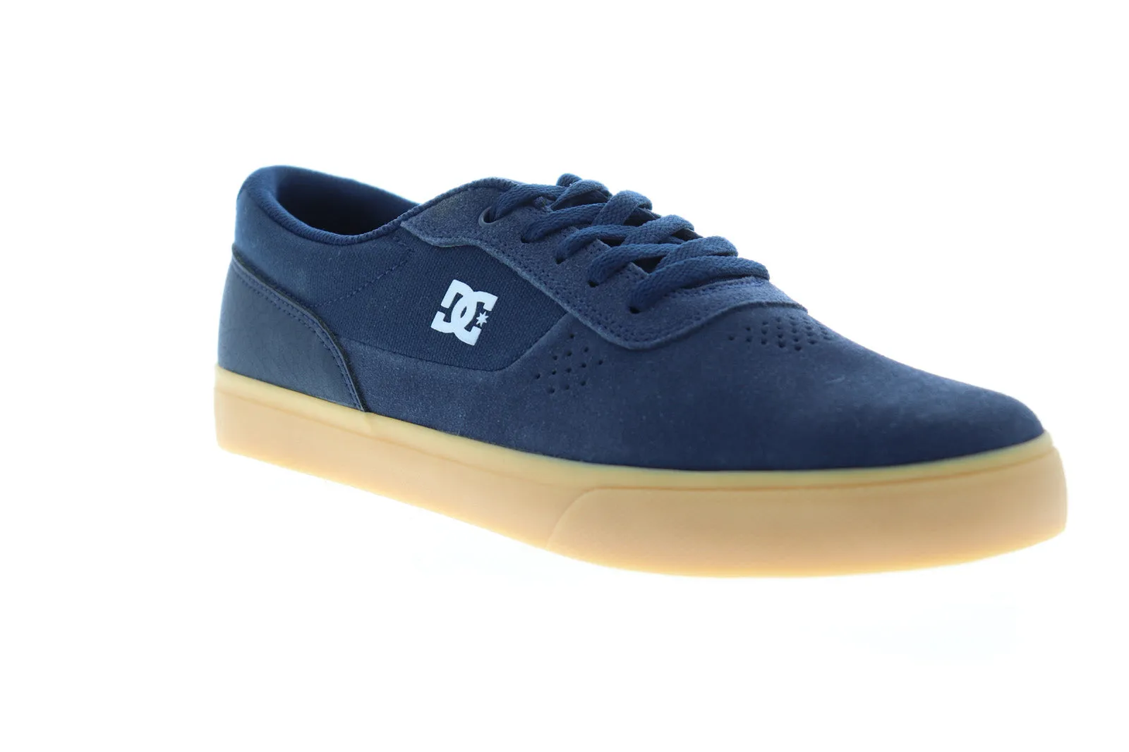 Men's Blue Suede Skate Sneakers Shoes - DC Switch ADYS300431 - Lace Up