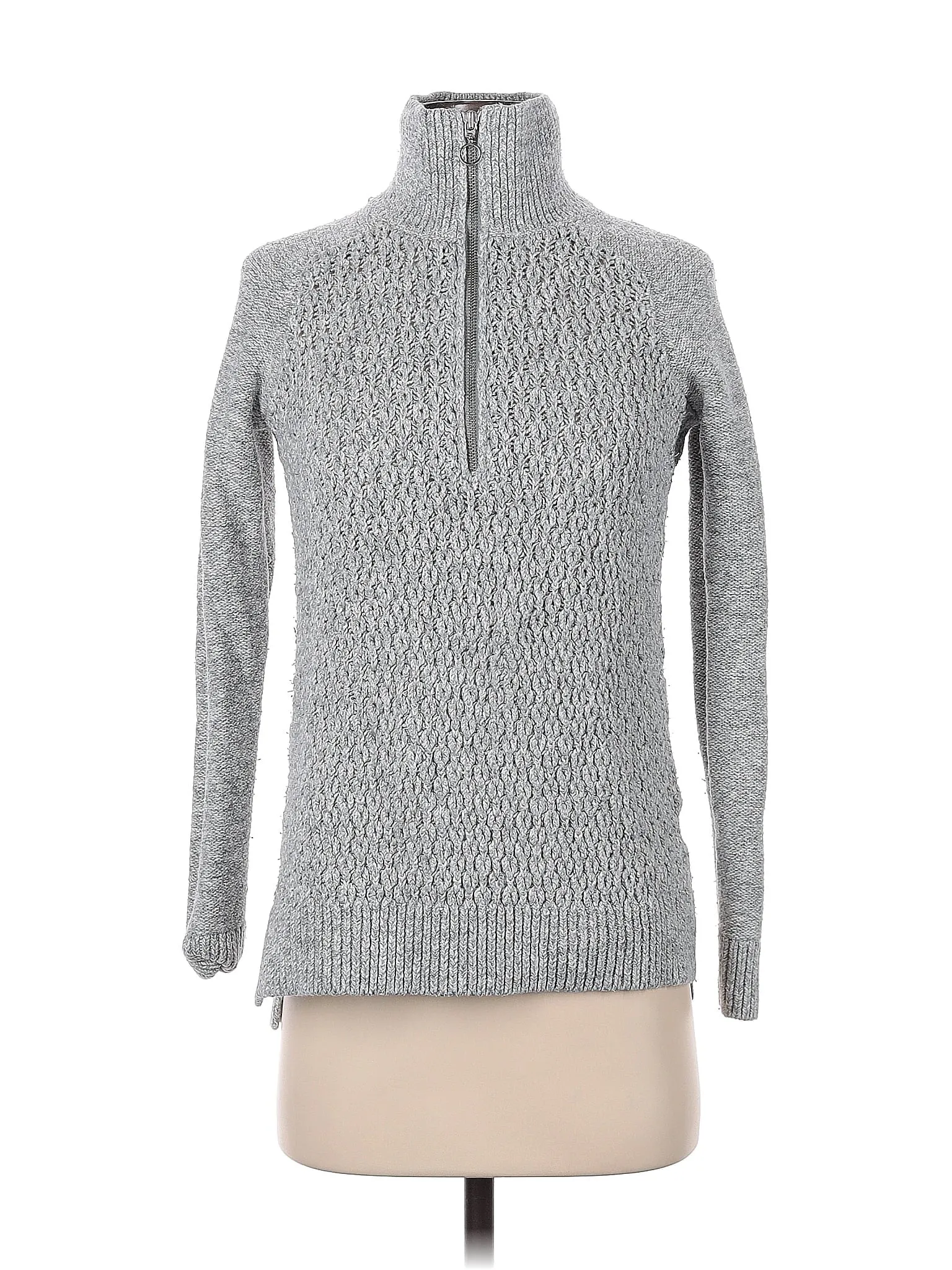 Mock Neck Knit Pullover