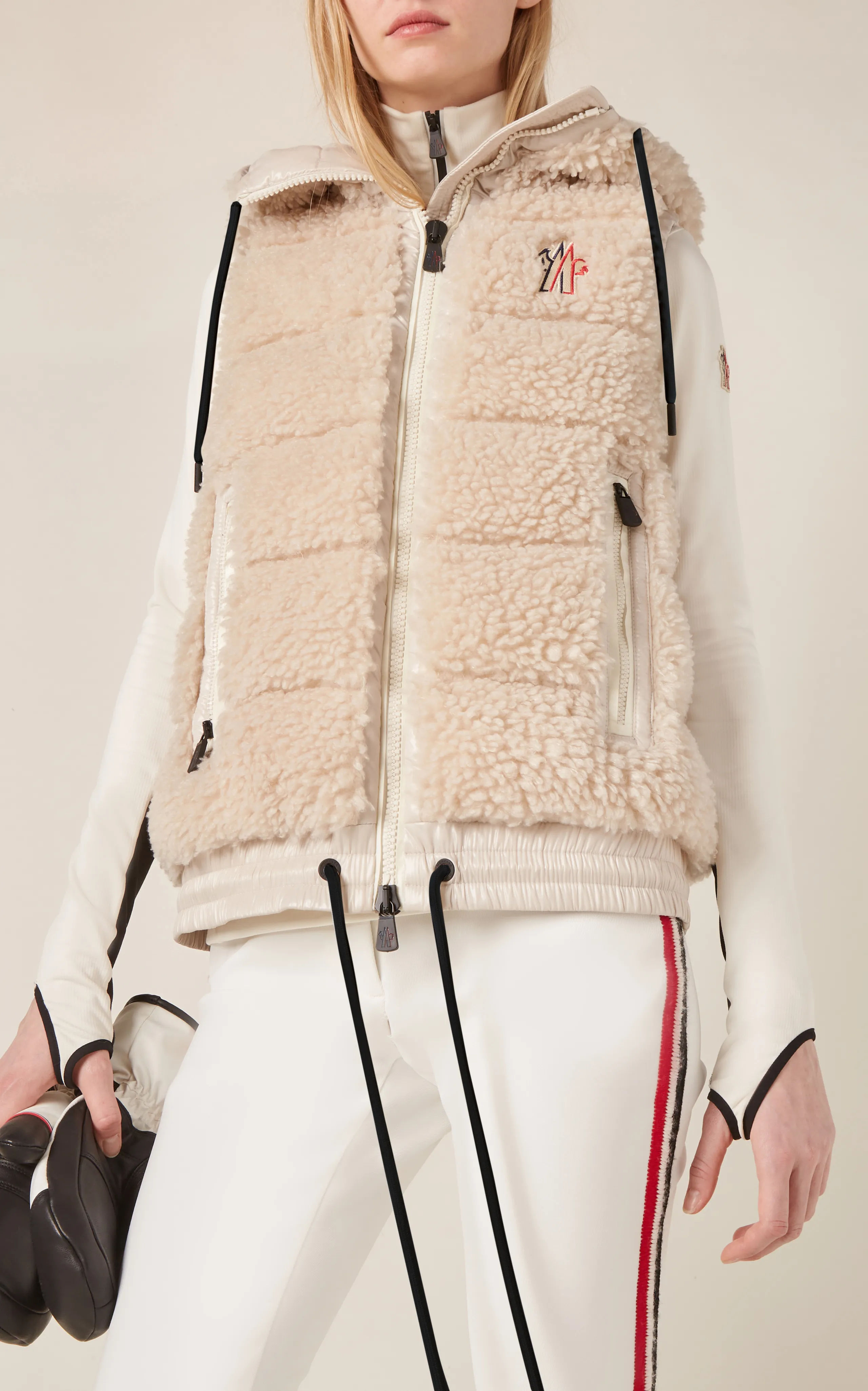 Moncler Grenoble Fleece Down Vest - Shop Now