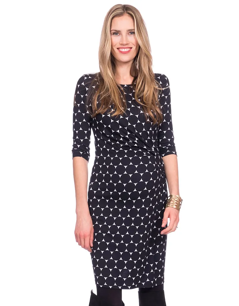 Monochrome Maternity Dress
