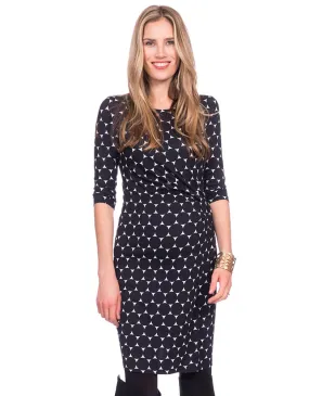 Monochrome Maternity Dress