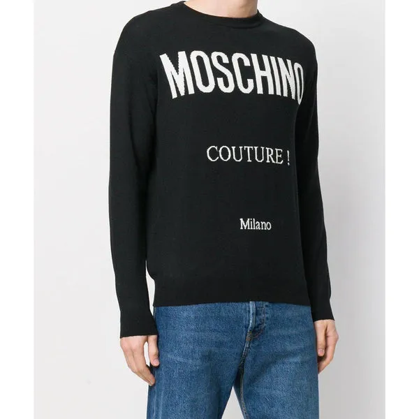 MOSCHINO Couture Milano Sweater, Black