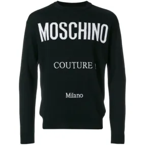 MOSCHINO Couture Milano Sweater, Black