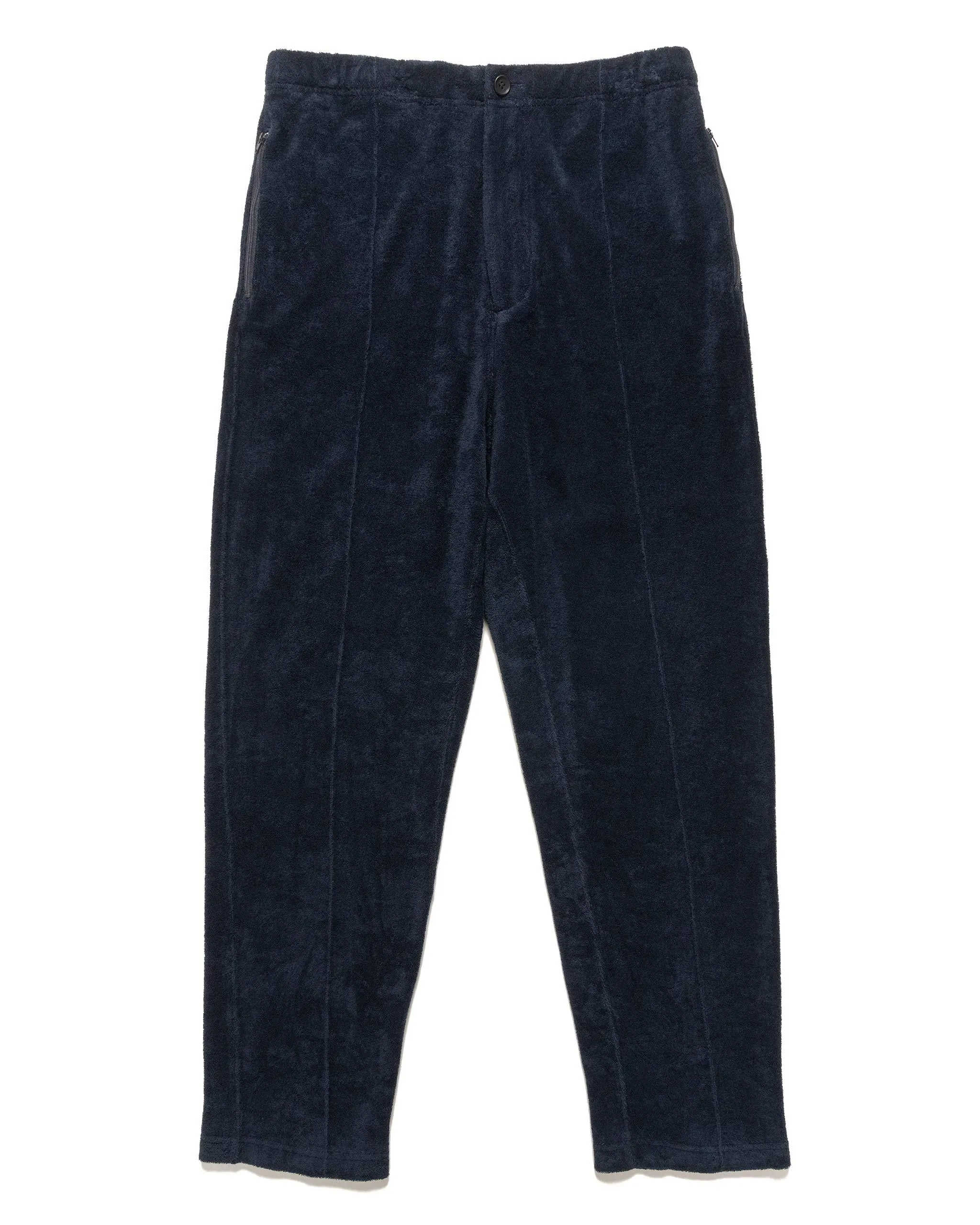 Navy Velour Jog Pant