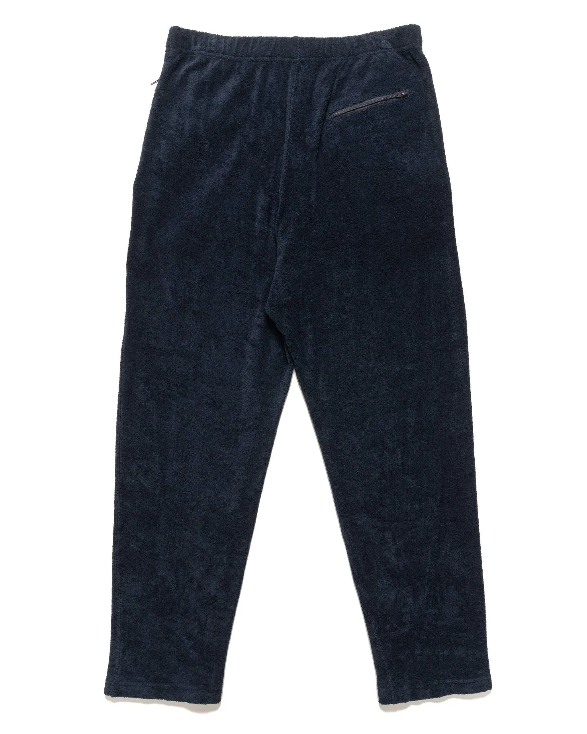 Navy Velour Jog Pant