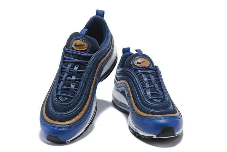 Nike Air Max 97 Dark Blue Coffee Shoes on Sale for Men