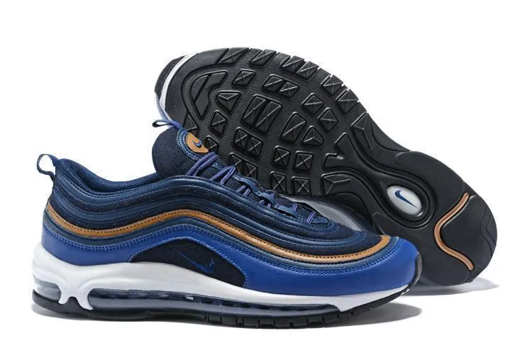 Nike Air Max 97 Dark Blue Coffee Shoes on Sale for Men