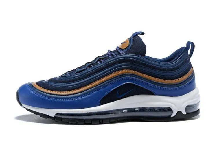 Nike Air Max 97 Dark Blue Coffee Shoes on Sale for Men