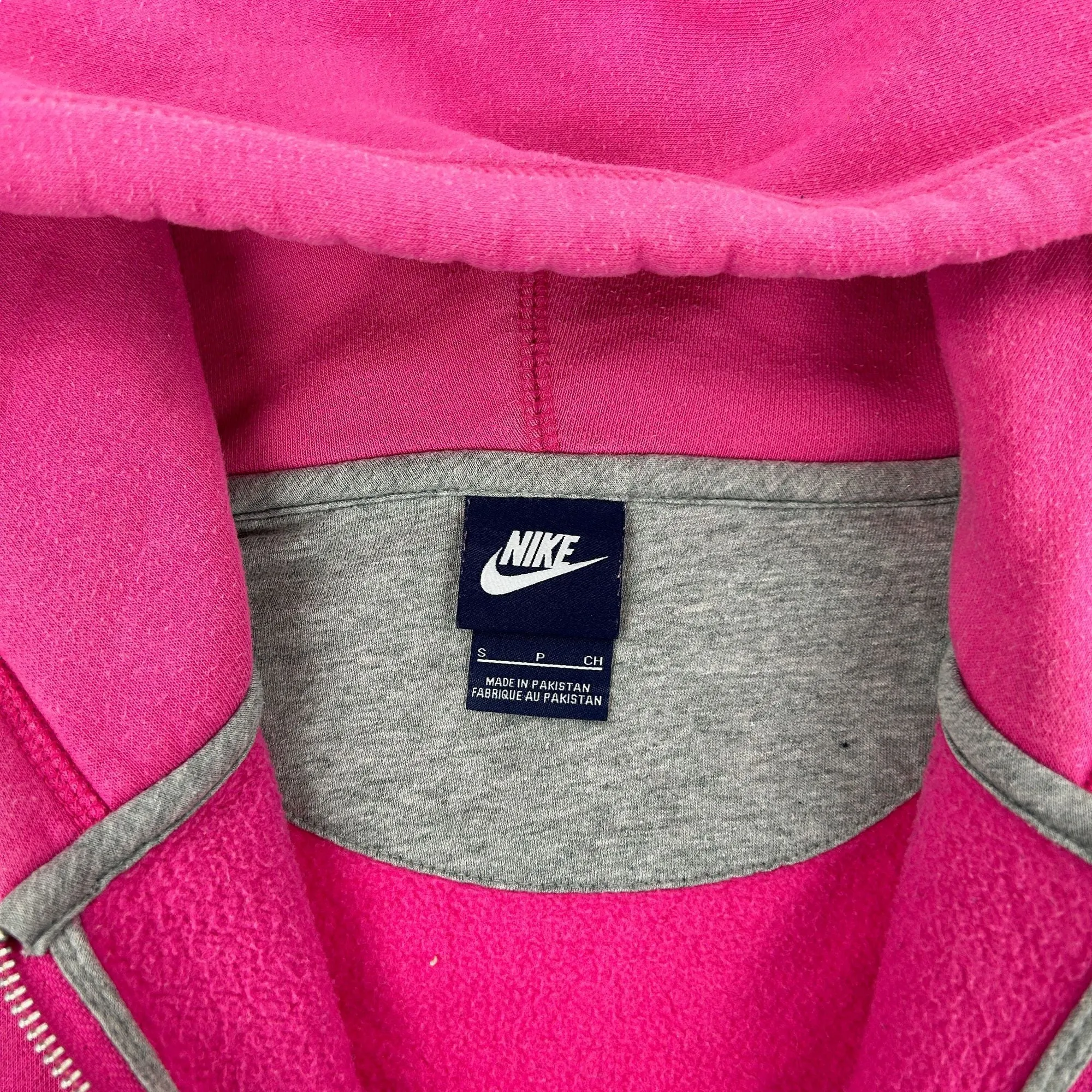 Nike Vintage Pink Hoodie Streetwear Size Small Cotton 80s 00s Vintage.