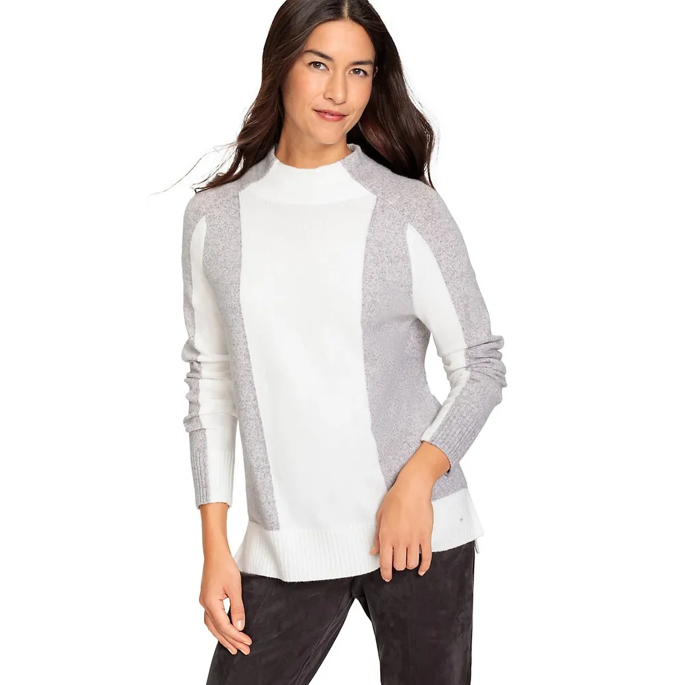 Olsen Colorblock Sweater - Stylish Knitwear for Women