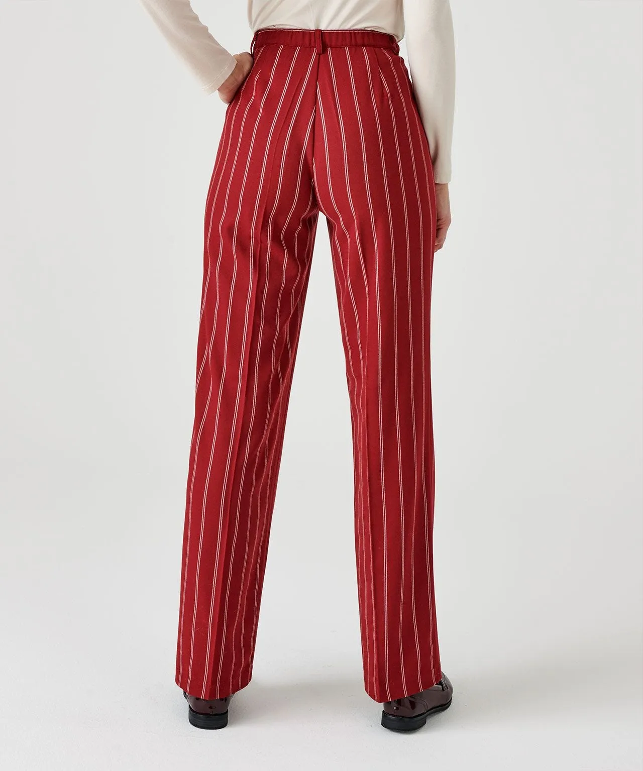 Pinstripe Tummy Slimming Pants