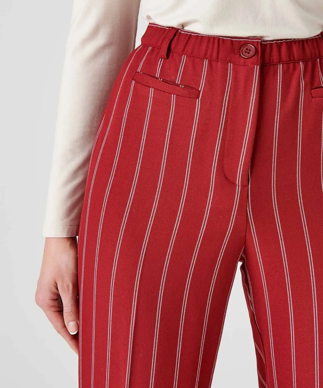 Pinstripe Tummy Slimming Pants