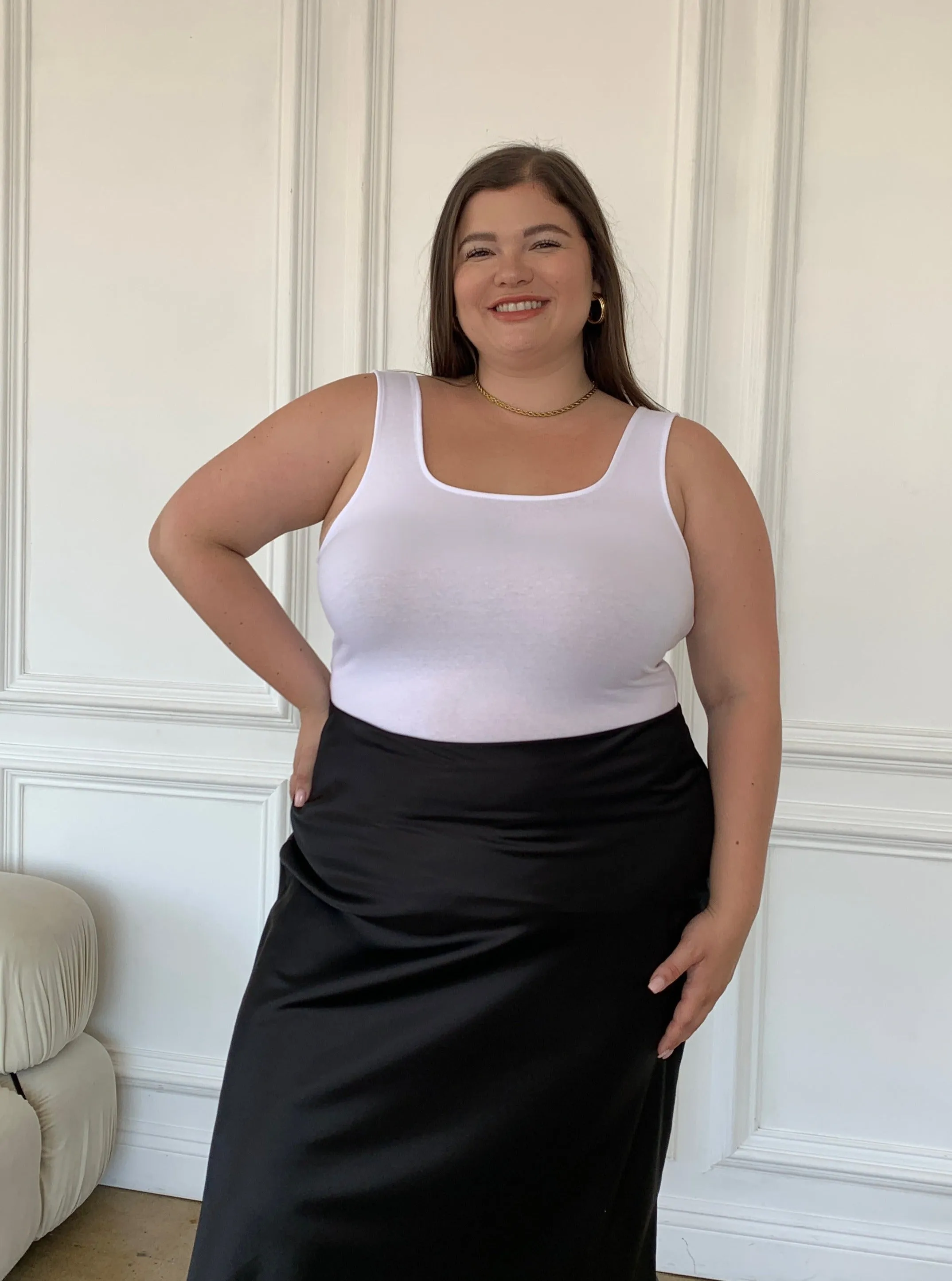 Stretchy Plus Size Tank Top