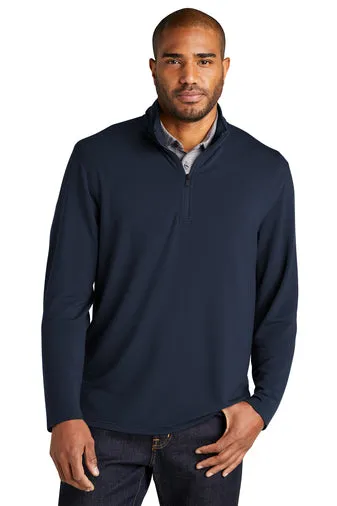 Port Authority Microterry Quarter-Zip Pullover