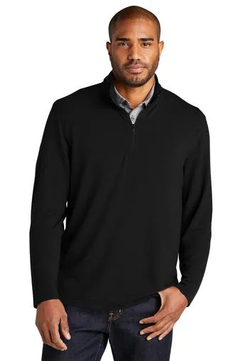 Port Authority Microterry Quarter-Zip Pullover