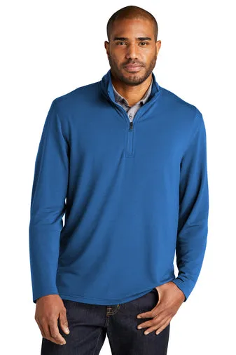 Port Authority Microterry Quarter-Zip Pullover