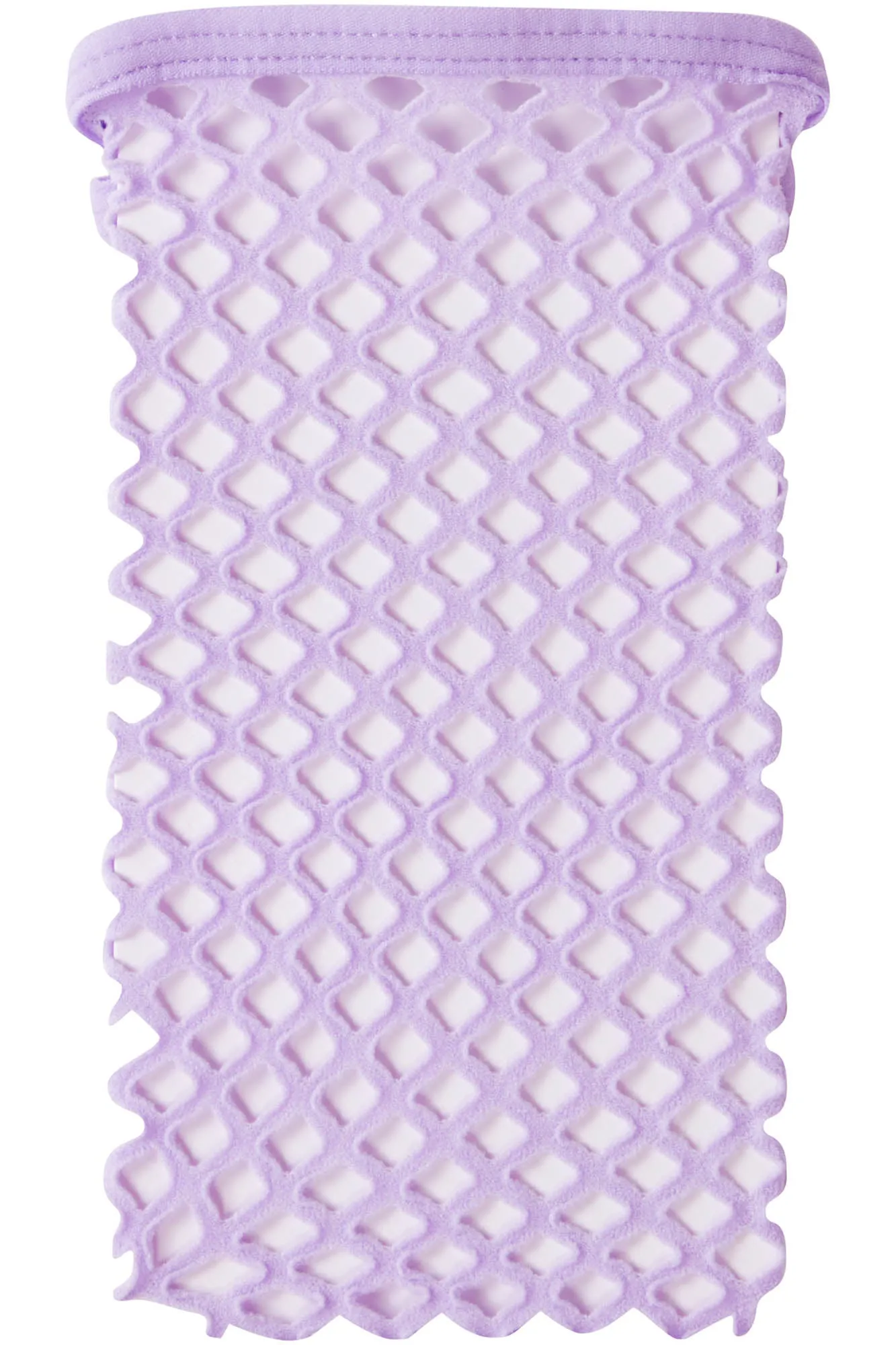 Fishnet Gloves in Lilac - Shop Now