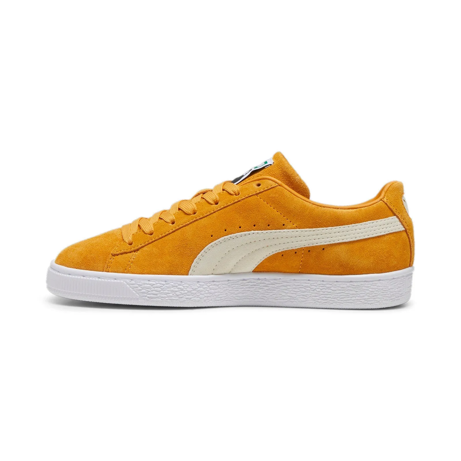 Puma Suede Classic XXI 37491597 Mens Orange Suede Lifestyle Sneakers Shoes