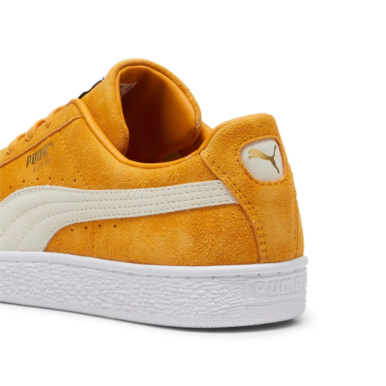 Puma Suede Classic XXI 37491597 Mens Orange Suede Lifestyle Sneakers Shoes