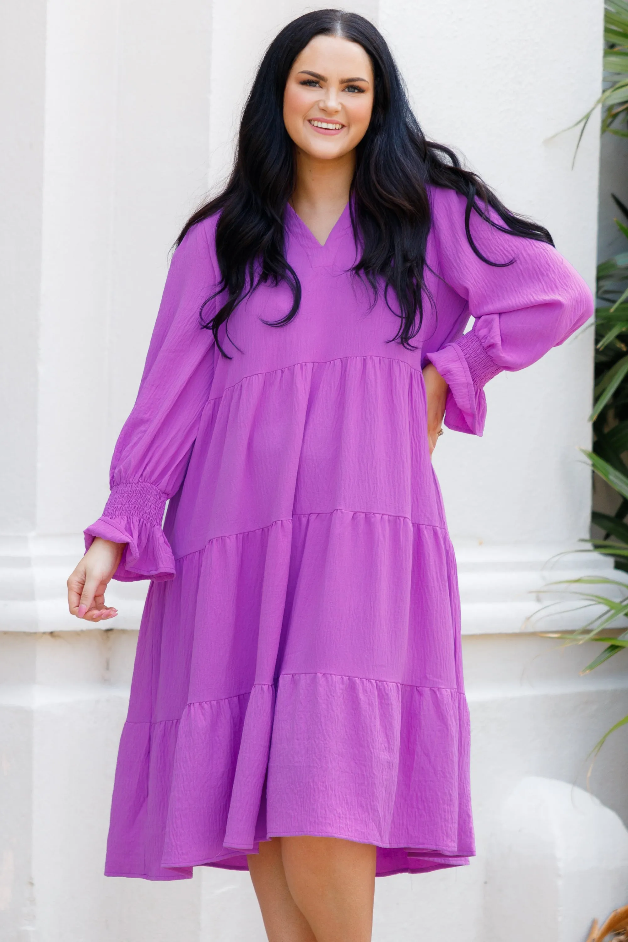 Purple Dress Minimalism