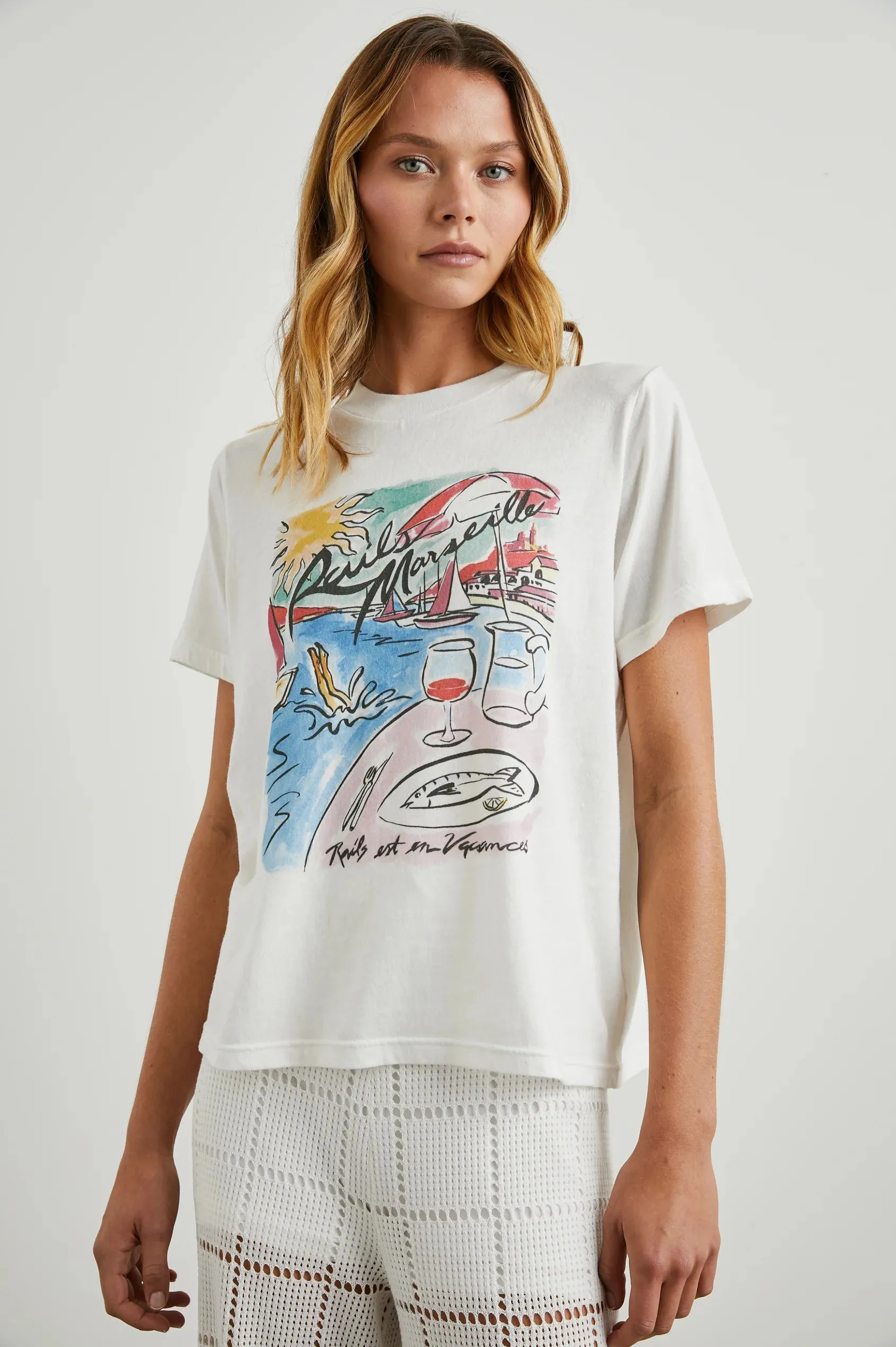 Rails Marseille Boyfriend T-Shirt