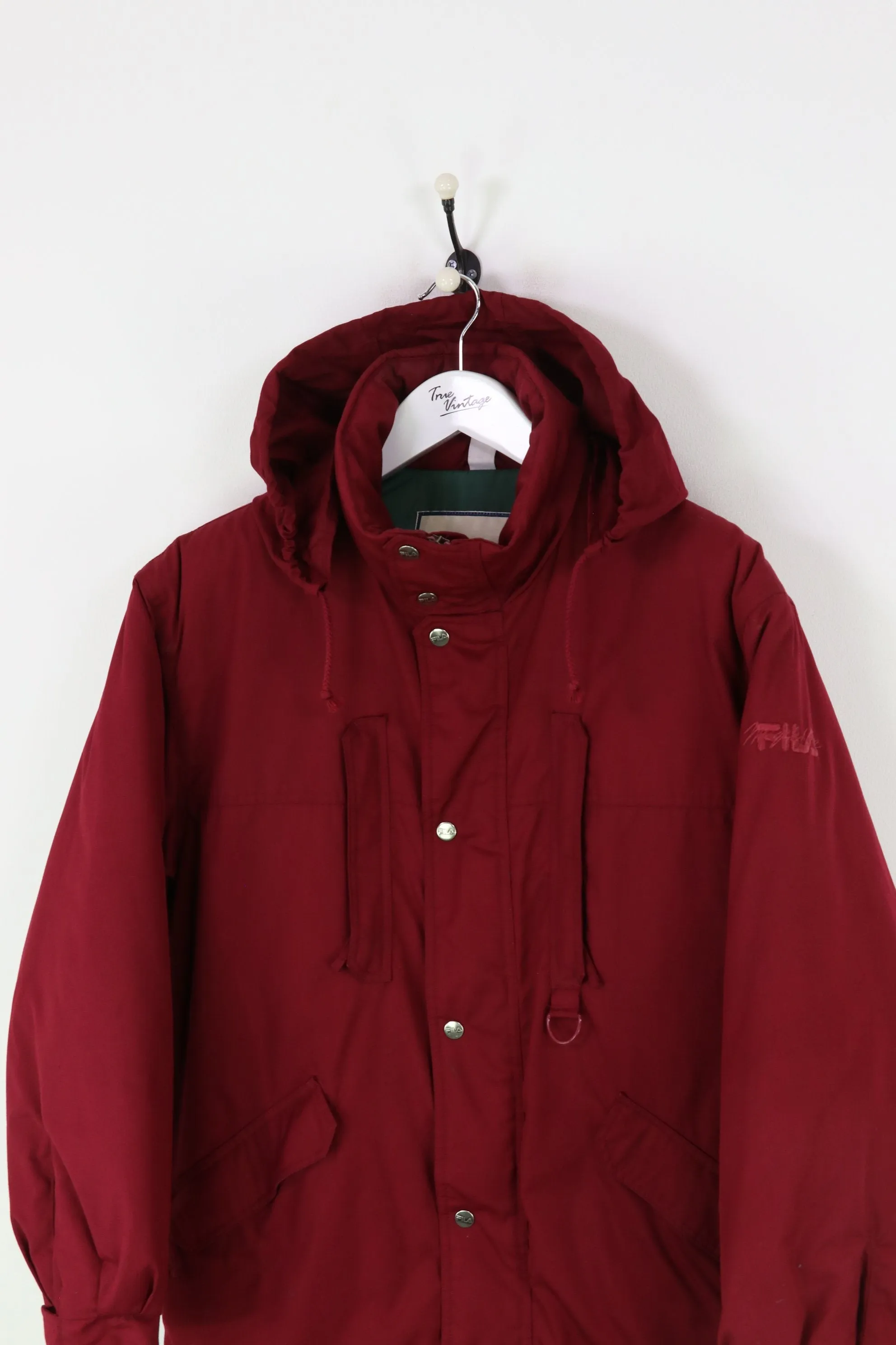 Red Fila Magic Line Large Coat