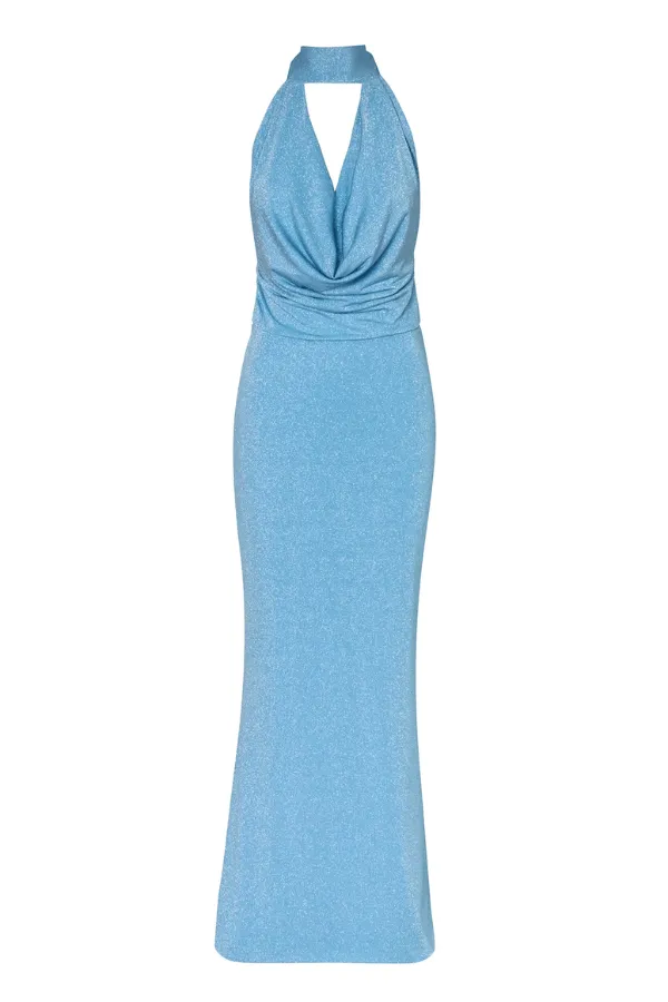 Riviera Blue Sleeveless Dress