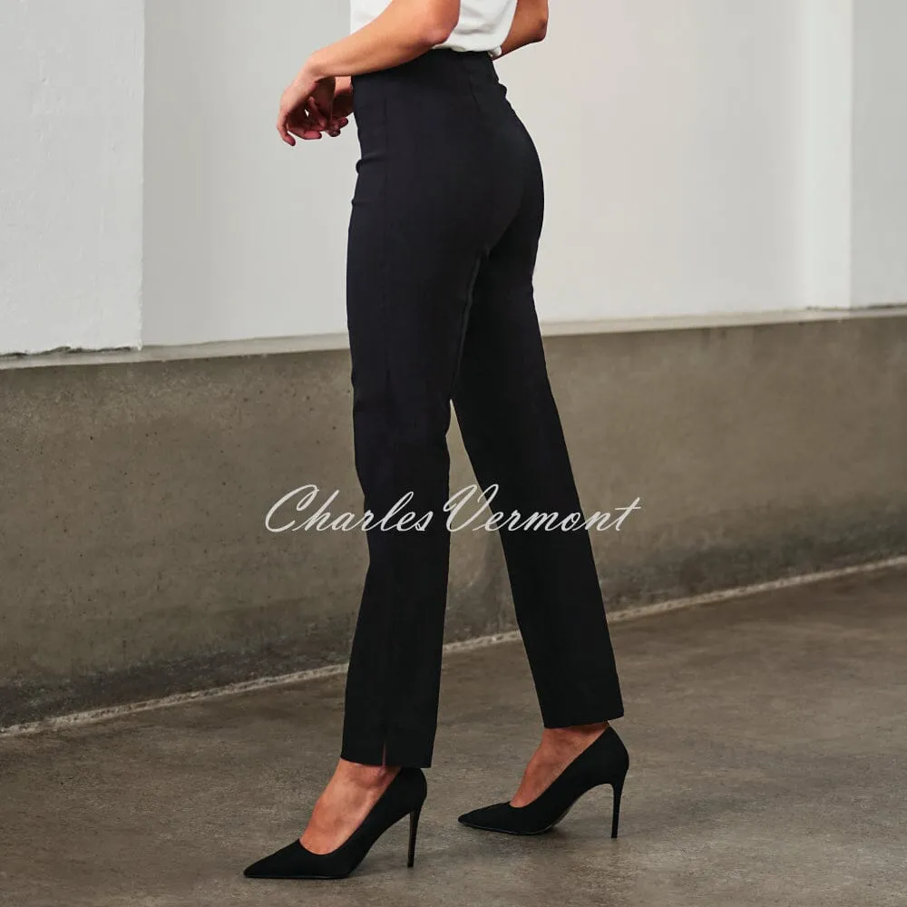 Robell Marie Trouser in Black - Longer Length 32.5''